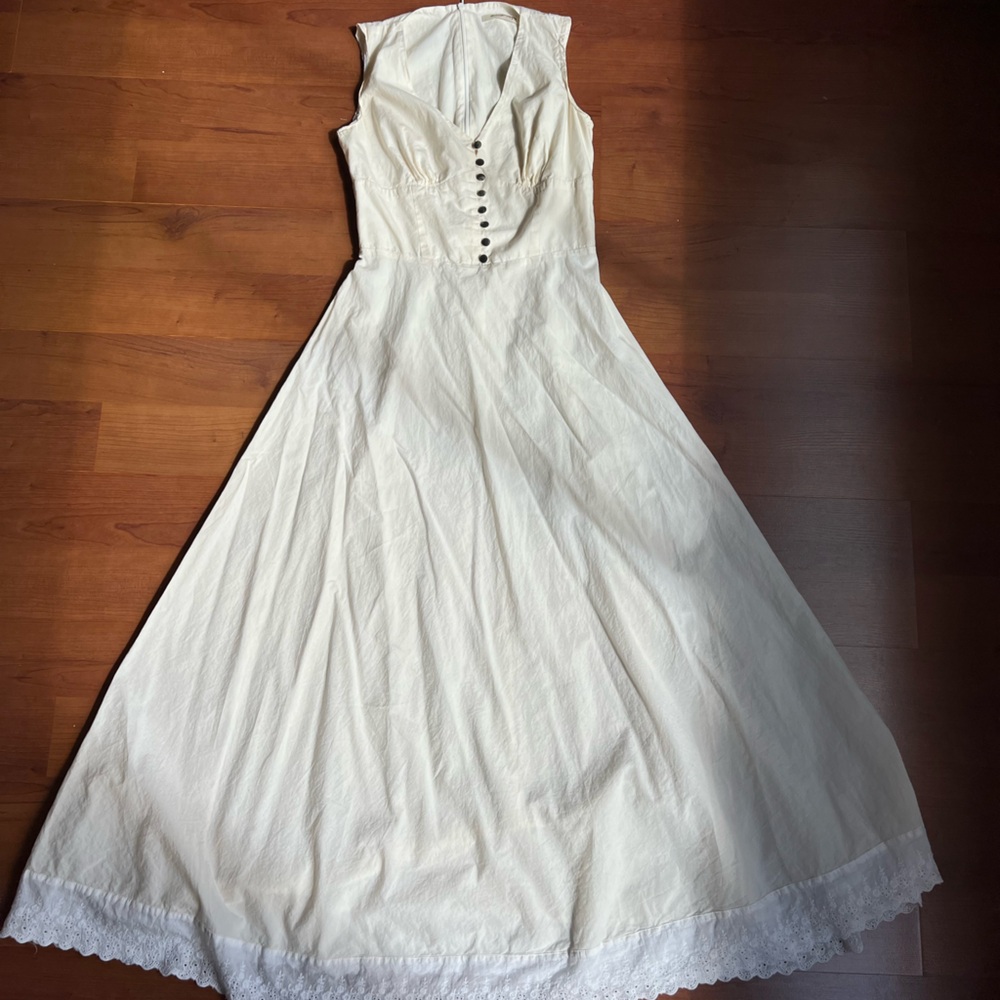 Christy dawn off white dress